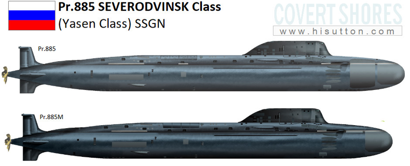 Illustration for article titled Russia’s Newest Yasen-Class Attack Submarines Are the Equal of America's Subs